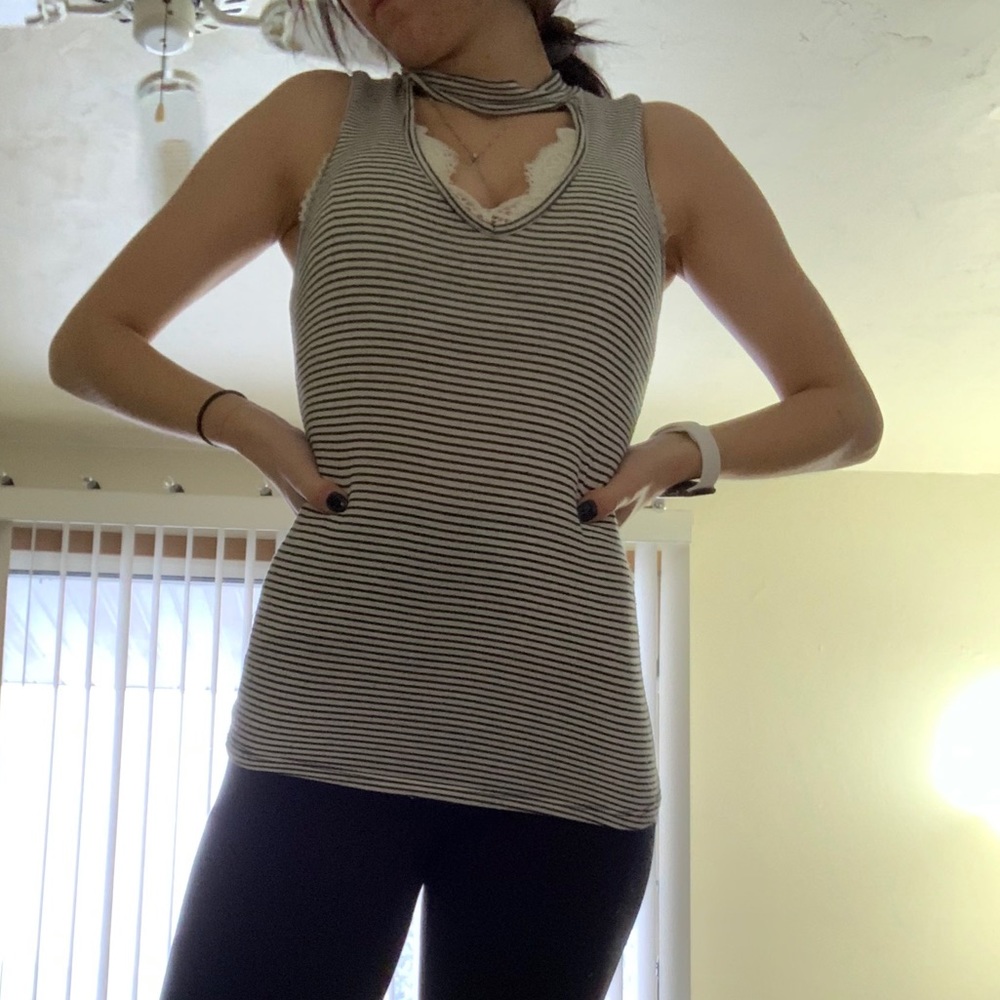 Mock Turtle Neck Tank